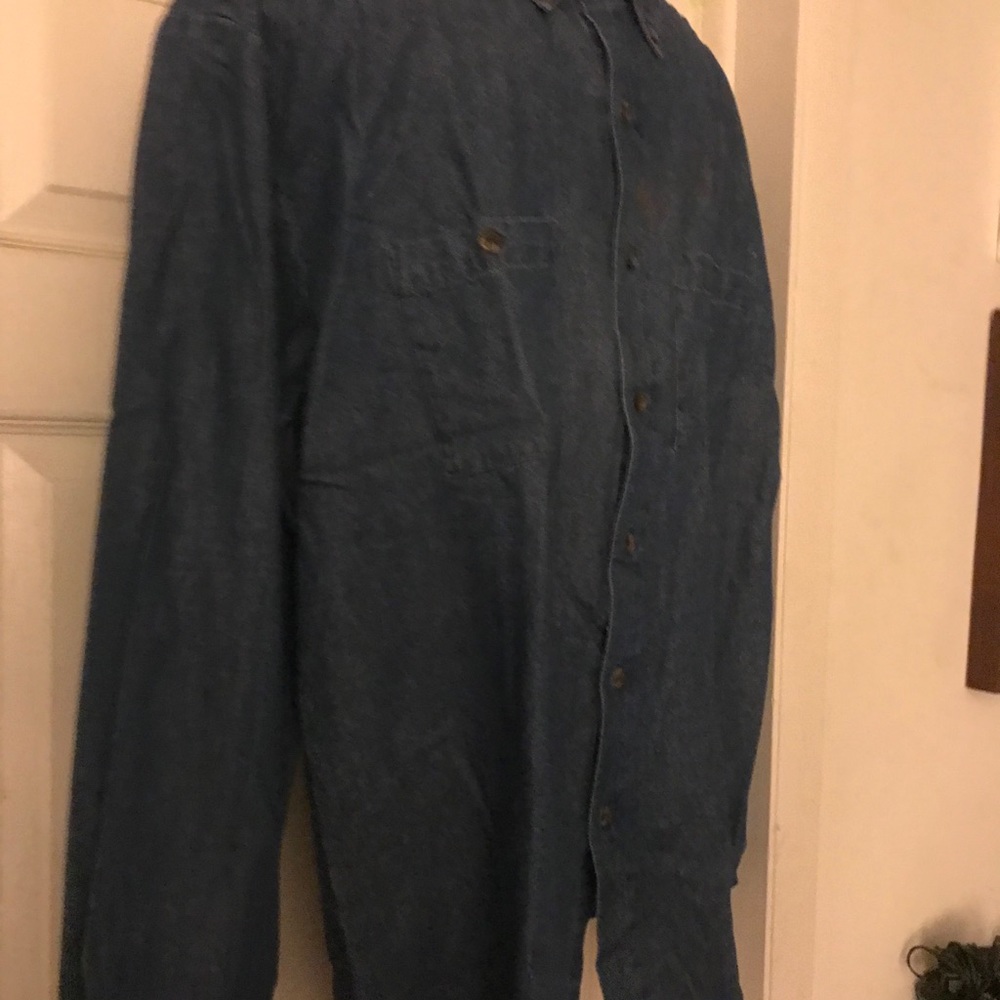 Long sleeve shirt. Blue Jean shirt